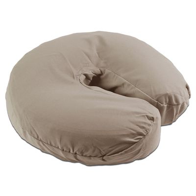 Body Linen Tranquility Microfiber Massage Face Rest Covers for Massage Tables and Chairs - Durable, Lightweight and Extra Soft Microfiber Face Cradle Covers - 1 Pack Walnut