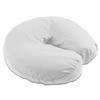 Body Linen Tranquility Microfiber Massage Face Rest Covers for Massage Tables and Chairs - Durable, Lightweight and Extra Soft Microfiber Face Cradle Covers - 1 Pack White view 1