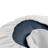 Body Linen Tranquility Microfiber Massage Face Rest Covers for Massage Tables and Chairs - Durable, Lightweight and Extra Soft Microfiber Face Cradle Covers - 1 Pack White view 2