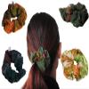 Full Funk Bulk TieDye Scrunchy Elastic Hair Band Hair Tie Mixed Colours 12 pcs Pack of 12 view 2