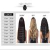 100% human hair 15"-24" Straight Invisible Halo Wire Human Hair Extensions One Piece 80G (24 inch, 10#) view 2