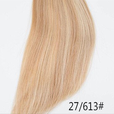 100% human hair 15"-24" Straight Invisible Halo Wire Human Hair Extensions One Piece 80G (18 inch, 27#/613)