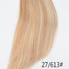 100% human hair 15"-24" Straight Invisible Halo Wire Human Hair Extensions One Piece 80G (18 inch, 27#/613) view 1