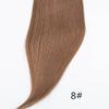 100% human hair 15"-24" Straight Invisible Halo Wire Human Hair Extensions One Piece 80G (20 inch, 8#) view 1