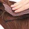 100% human hair 15"-24" Straight Invisible Halo Wire Human Hair Extensions One Piece 80G (20 inch, 8#) view 3