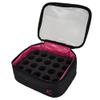 KIOTA Nail Polish Essential Oil Storage Pouch with 20 Divider Insert Easy Travel Compact Organizer (Black) view 2