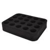 KIOTA Nail Polish Essential Oil Storage Pouch with 20 Divider Insert Easy Travel Compact Organizer (Black) view 4