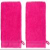France Luxe Body French-Style Bath Mitt 2-Pack - Pink/Pink view 2