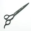 AXEMOORE 7/8 inch Haircut Scissors - Professional Hair Salon Styling Cut Hair Tools - 7-inch 2pc - Black Stainless Steel view 2