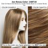 Mila Avg Cap Wig Color 24BT18 clair - Jon Renau Wigs 13" Shoulder Length Open Waves SmartLace Monofilament Synthetic Wavy Off-the-Face Style Front Womens Open Weft Bundle Hairloss Booklet, Comb view 2