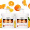 Advanced Clinicals Vitamin C Cream Visibly Brightening Body Lotion | Vitamin C Moisturizer Skin Care Body Cream For Women & Men Helps Visibly Improve Look Of Dark Spots & Uneven Skin Tone, 2-Pack view 1