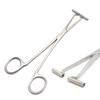 DDP 1PC STAINLESS STEEL 'SEPTUM FORCEPS CLAMP PLIER TONGUE FOR BODY PIERCING view 1