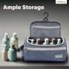 Pantheon Men's Toiletry Bag - Travel Toiletry Bag Wash Bag Hanging Dopp Kit Shaving Kit for Bathroom Shower - Mens Travel Bag Hanging Toiletry Organizer Toiletry Kit for Traveling (Blue) view 4