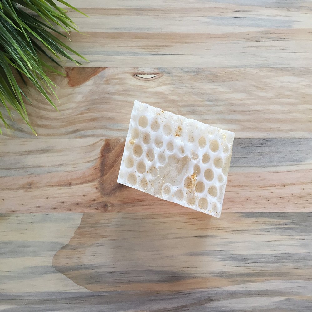 Almond and Honey Coconut Milk Soap with Raw Honey