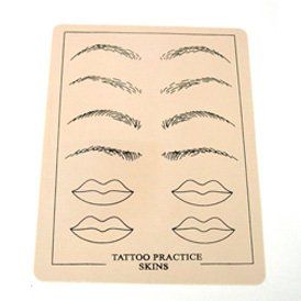 1 Sheet of Permanent Makeup Microblading Brow Practice Skin Lip Mouth Eyebrow Eye Tattoo
