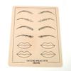 1 Sheet of Permanent Makeup Microblading Brow Practice Skin Lip Mouth Eyebrow Eye Tattoo view 1