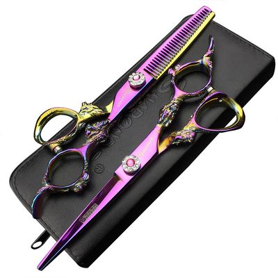 5.5-inch professional haircut scissors set with ultra sharp haircut head scissors, with a stable hand feel, exclusive to hair salon hairdressers