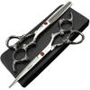 15,2 cm cool black hair scissors, professional styling scissors view 1