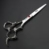 15,2 cm cool black hair scissors, professional styling scissors view 3