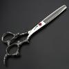 15,2 cm cool black hair scissors, professional styling scissors view 4