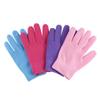 2Pairs Women Men Moisturizing Gel Gloves for Soften Cracked Skin Soft Cotton Spa Moisturizing Gloves Hand Mask Care Treatment (Rose red) view 2