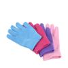 2Pairs Women Men Moisturizing Gel Gloves for Soften Cracked Skin Soft Cotton Spa Moisturizing Gloves Hand Mask Care Treatment (Rose red) view 3