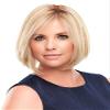 Jon Renau EasiPart 8" Long Topper Color 24B18S8 - Remy Human Hair Easihair Hairpieces 1 Piece Volumizer Monofilament 2.75x5 Base Natural Looking Womens Clip #742a Bundle MaxWigs Hairloss Booklet view 1