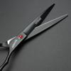 440c high hardness stainless steel black 7-inch cutting salon, professional hairstylist scissors view 4