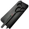440c high hardness stainless steel black 7-inch cutting salon, professional hairstylist, specialized scissors for cutting thin hair view 1