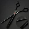 440c high hardness stainless steel black 7-inch cutting salon, professional hairstylist, specialized scissors for cutting thin hair view 4