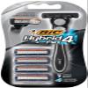 BIC Hybrid 4 Flex Disposable/System Razor, Men, 4 Count view 1