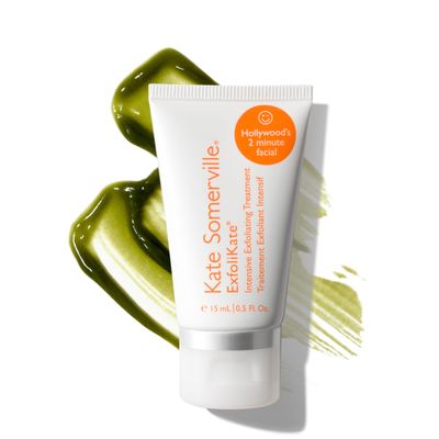 Kate Somerville ExfoliKate Intensive Exfoliating Treatment  Salicylic Acid and Lactic Acid Super Facial Scrub Improves Texture and Pores, 0.5 Fl Oz