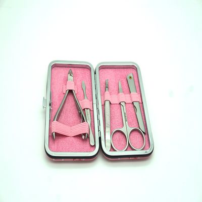6 pcs Fancy Manicure Set (Pink)