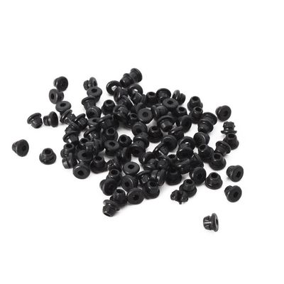 100 Armature Bar Nipples Tattoo Supplies Rubber Grommet for Machine Gun A-Bar Step Bushings STEP100