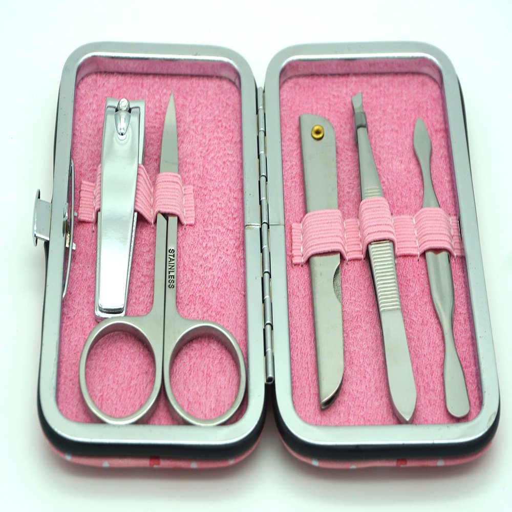6 pcs Fancy Manicure Set (Pink)