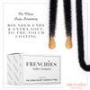 Frenchies French Twist Hair Pin, Ultra Flocked Extra Soft French Hair Pins for Women, Wedding, Updo Extensions, or Wig, 100 Count, Black, Small (2 inch) view 4