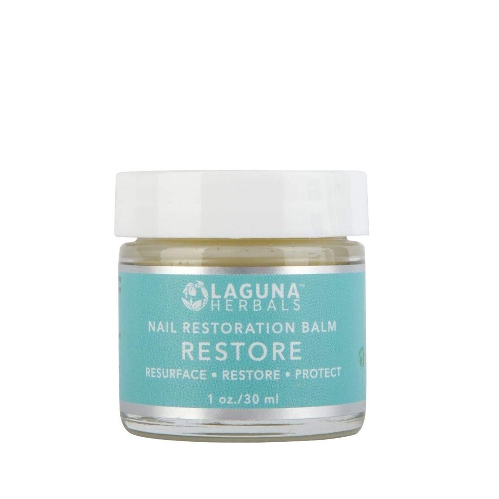 Laguna Herbals Restore Nail Balm with Herbal extracts for Long, Strong, Flexible and Healthy Nails.