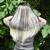 100% human hair Clip in Human Hair Extensions (16"-100g, 613 Light Blonde) view 4