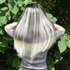 100% human hair Clip in Human Hair Extensions (18"-110g, 613 Light Blonde) view 4