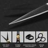 Charlemagne Hand-Forged Japanese Steel Beard & Mustache Scissors - Stainless Steel, 5.5 in - Precision Beard Trimming - Nose Hair Scissors - Fits Mustache Kit & Grooming Kit view 2