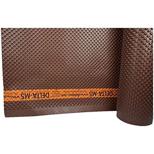 Cosella Dorken Delta-MS 5 ft x 65.6 ft (328 SqFt/Roll) Brown Foundation Waterproofing Mat