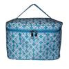 101 BEACH Fashion Print Soft Case Cosmetic Bag Can be Personalized or Monogrammed (Monogrammed Turquoise Twist) view 2
