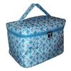101 BEACH Fashion Print Soft Case Cosmetic Bag Can be Personalized or Monogrammed (Monogrammed Turquoise Twist) view 3