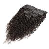 12 Inch -28 Inch Kinky Curly Clip in Hair Extensions Clip Ins Brazilian Remy Human Hair for Black Women Natural Color 8 pieces90g/One Set (20") view 3