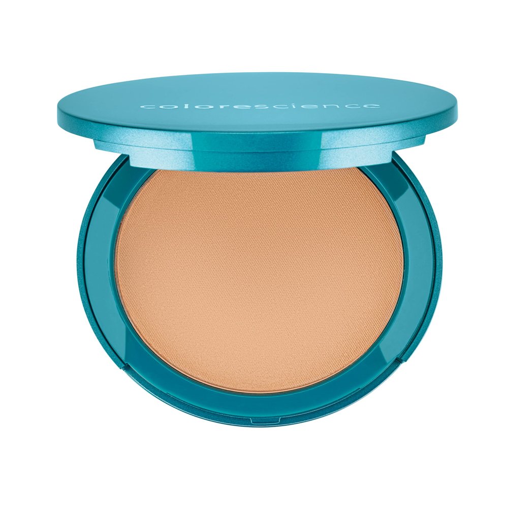 Colorescience Natural Finish Pressed Foundation SPF 20, Medium Bisque, 0.42 Ounce