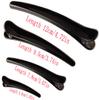 12 Pcs Black Duckbill Clips - DIY Tip Mouth Clip Spring Clip Hair Clips Hair Pins Handmade Headdress Accessories for Women (Length 7.8cm/3.07in) view 2