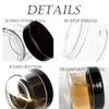 ZEJIA 5 Gram Sample Containers with Lids, 100PCS Mini Makeup Containers, Empty Plastic Travel Cosmetic Containers with Labels view 2