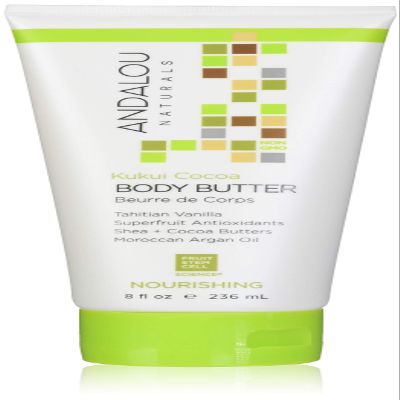 Andalou Naturals Body Butter Nourishing Kukui Cocoa 8 fl oz Pack of 1