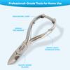 YNR Stainless Steel Toenail Clippers for Thick Toenails, Long Handled Nail Clippers for Men, Seniors & More, Professional Nail Nippers & Ingrown Toenail Tools with Ultra Sharp Handle Grip view 4