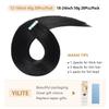 YILITE Tape in Human Hair Extensions 22 inches 20pcs 50g Silky Straight Human Hair Extensions Tape in Jet Black Color Tape in Hair Extensions view 4